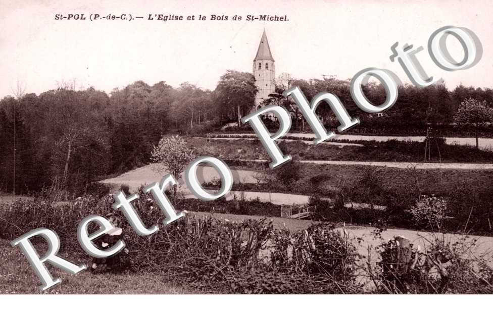 L'eglise et le bois St-Michel