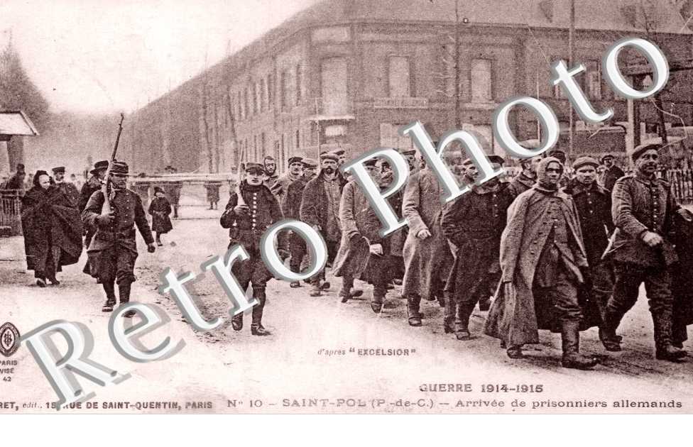 arrivee des prisonniers allemands
