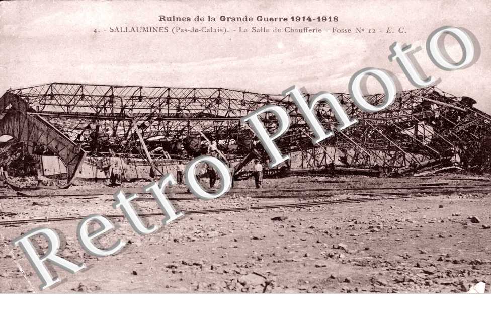 Ruines de la grande guerre 1914-18 - salle des chaufferies Fosse n°12