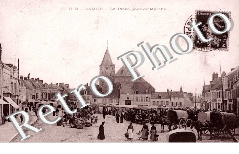 La place , jour de marche