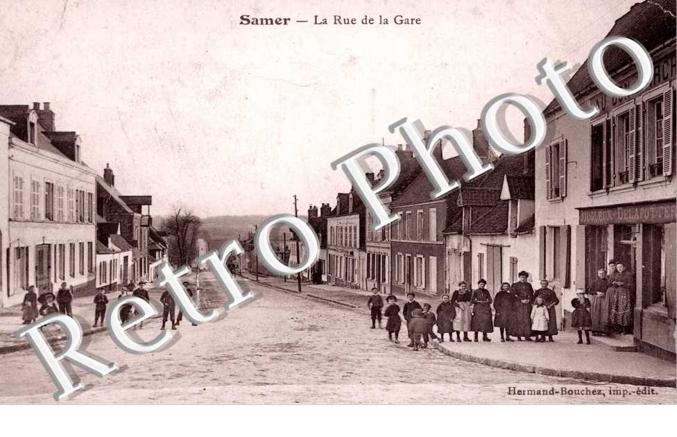 La rue de la gare