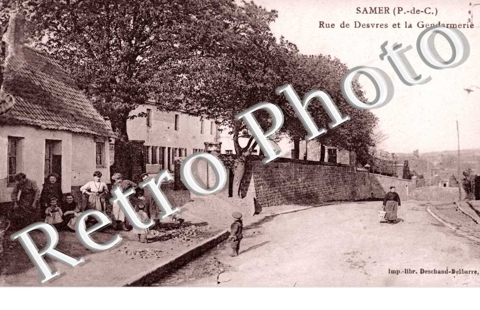Rue de Desvres et la gendarmerie