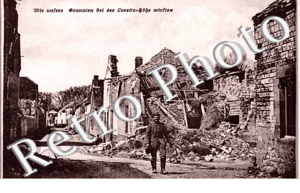Wie unfere Granaten bei der Loretto-hohe wirften