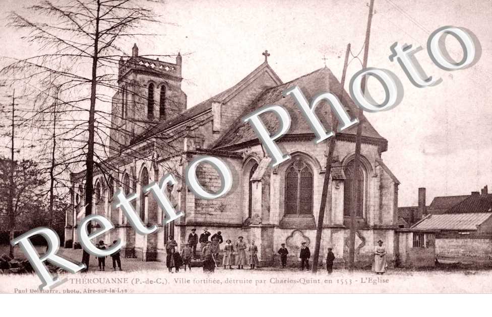 Ville fortifiee detruite par Charles-Quint  en 1553 - l'eglise