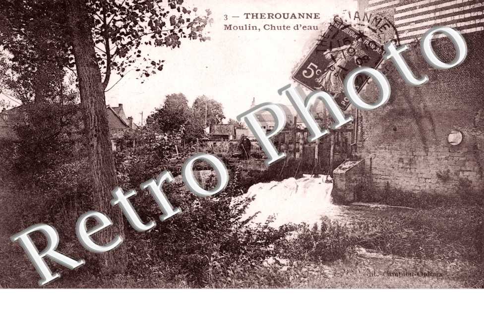 Moulin chute d'eau