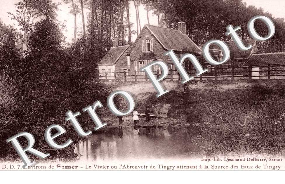 Le Vivier ou l'Abreuvoir attenant a la source des Eaux de Tingry