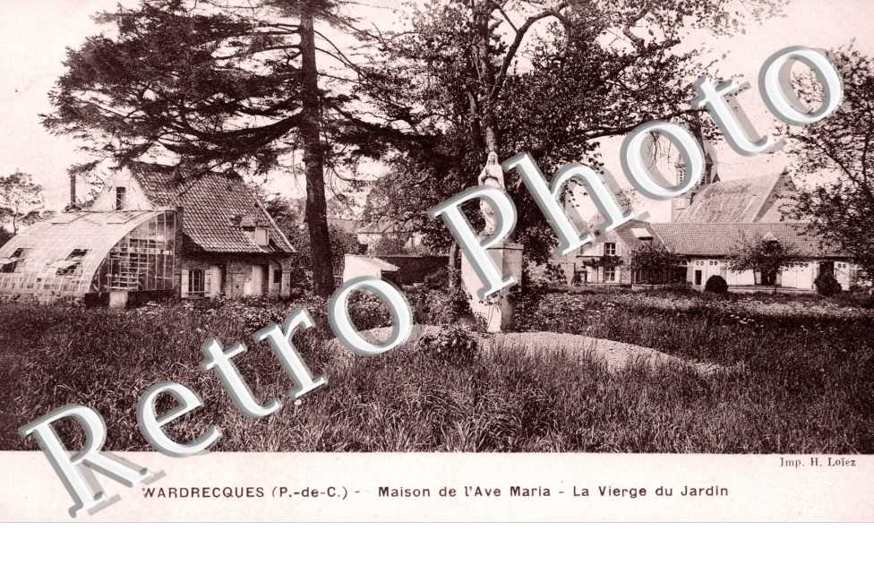 Maison de l'Ave Maria - La vierge du jardin