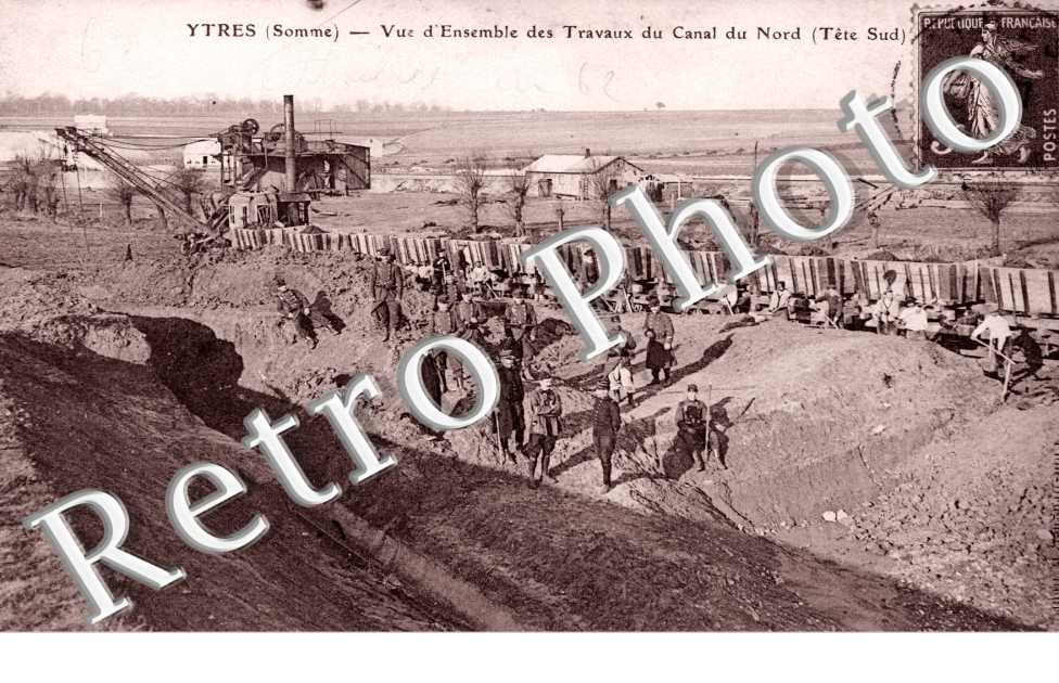 Vue d'ensemble des travaux du canal du Nord