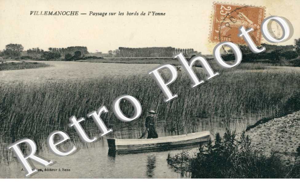 Paysage sur les bords de l'Yonne