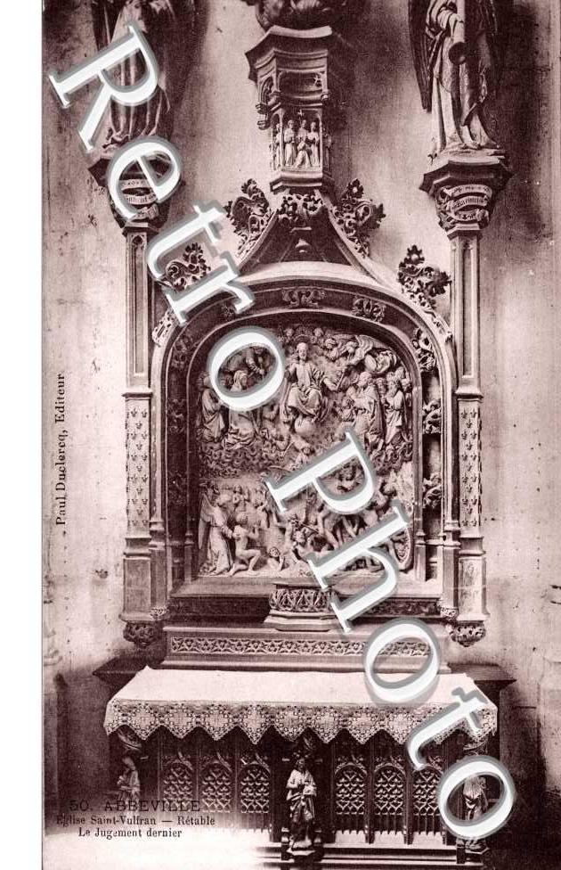 Eglise Saint Vulfran - Retable - Le Jugement Dernier