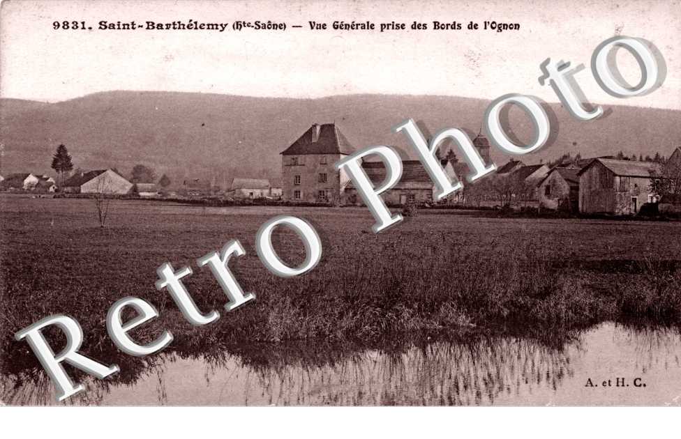 vue generale prise des bords de l'Ognon