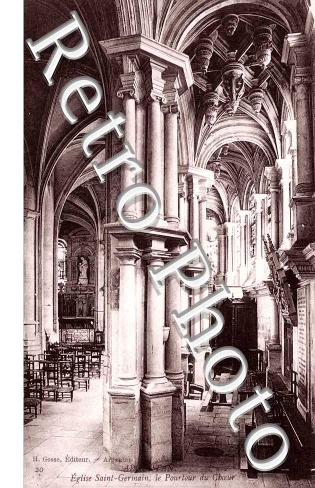 l'eglise Saint Germain - le pourtour du Choeur
