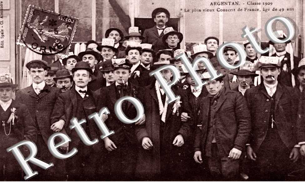 Classe 1909 - le plus vieux conscrit de france, age de 49 ans