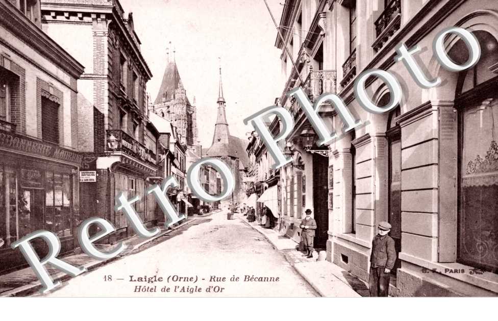 Rue de Becanne - Hotel de l'Aigle d'Or
