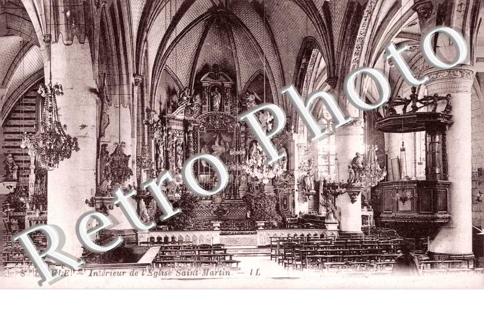 Interieur de l'Eglise Saint Martin