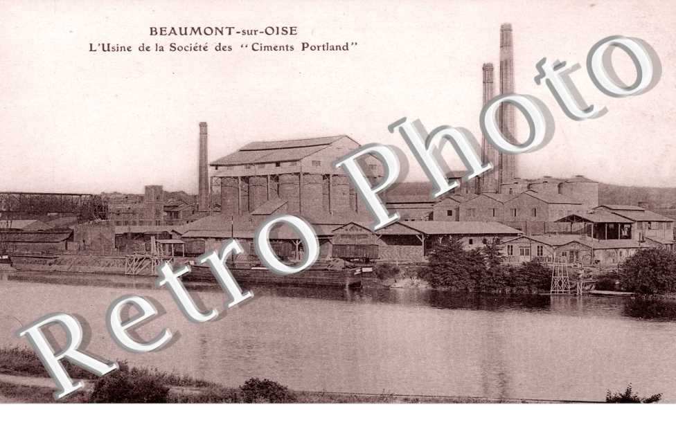 l'usine de la societe des Cimets Portland