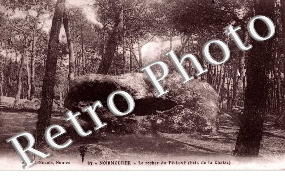 Le Rocher du Pé-Lavé (Bois de la Chaize)