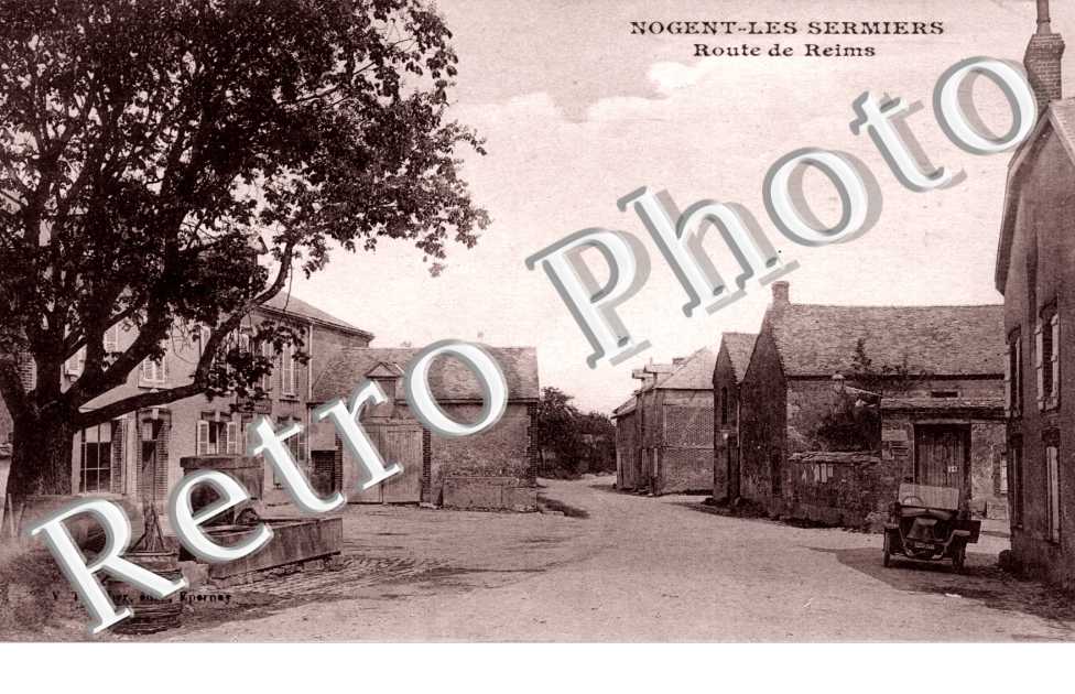 Nogent-les-Sermiers. Route de Reims