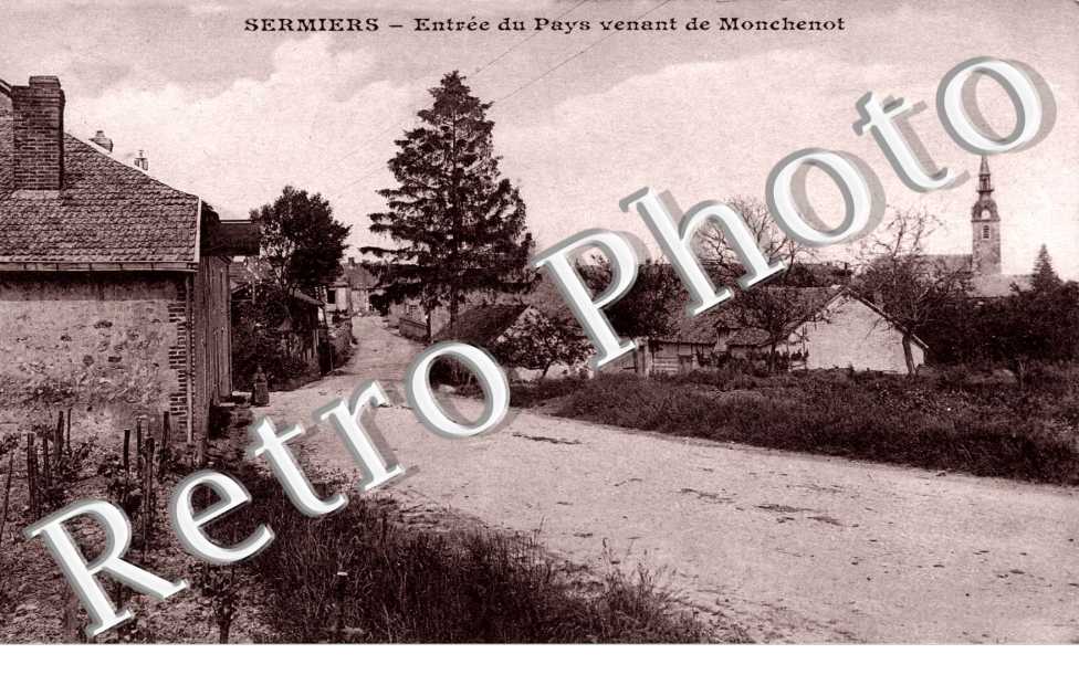 Entree du pays venant de Mont chenot