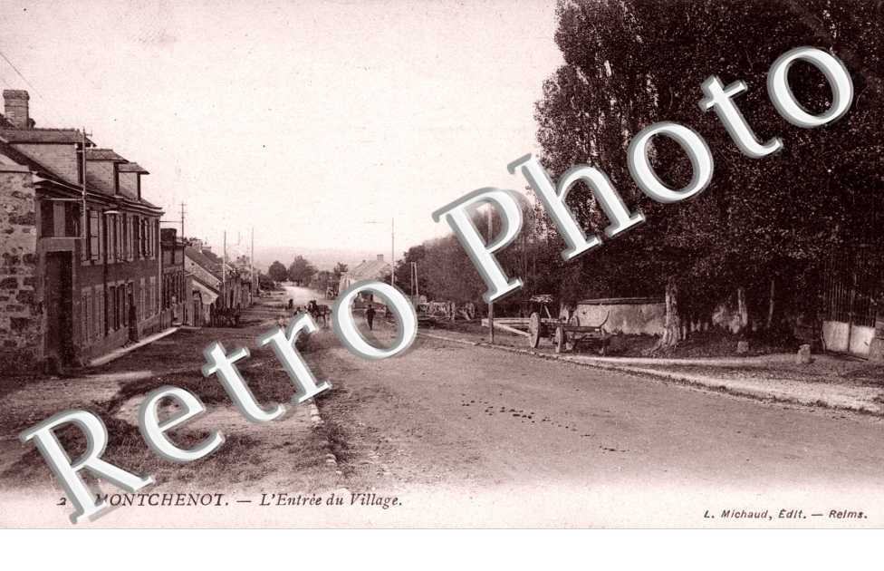 Montchenot - L'entree du village