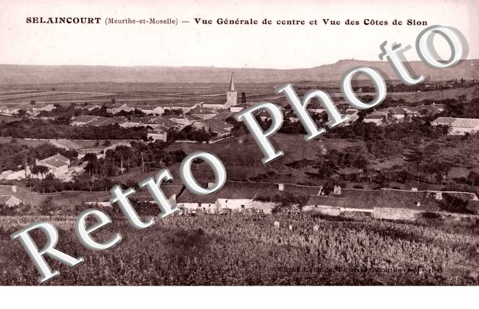 Vue generale de Centre et Vue des Cotes de Sion
