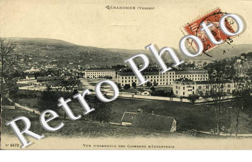 Vue d'ensemble des casernes d'Infanterie