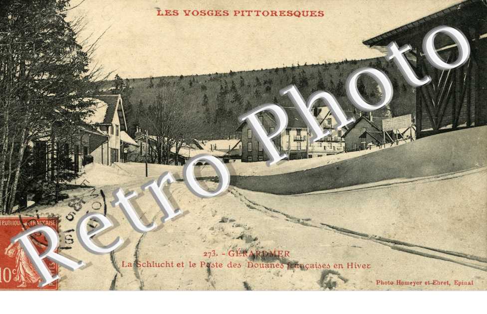 La Schlucht et le Poste des Douanes Fraçaises