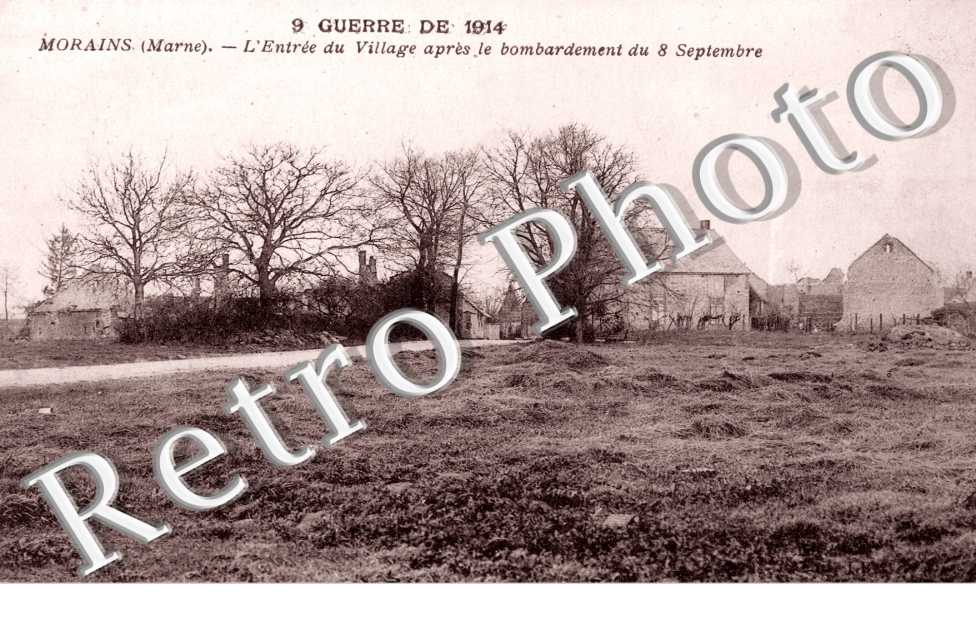 MORAINS l'entree du village