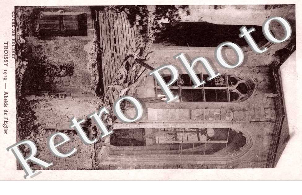 abside de l'lise en 1919