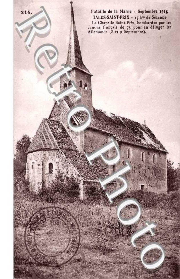 La Chapelle bombardée