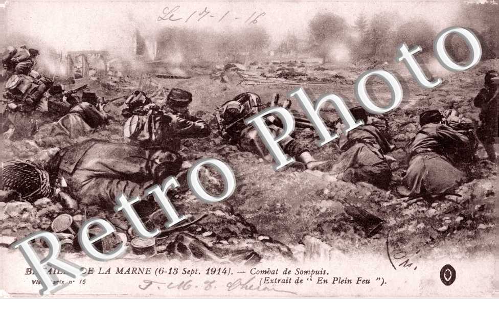 Combat de Sompuis, extrait de  "En plein feu'
