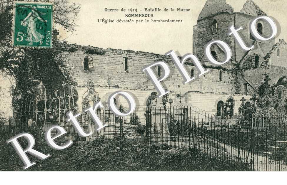 l'eglise devastee