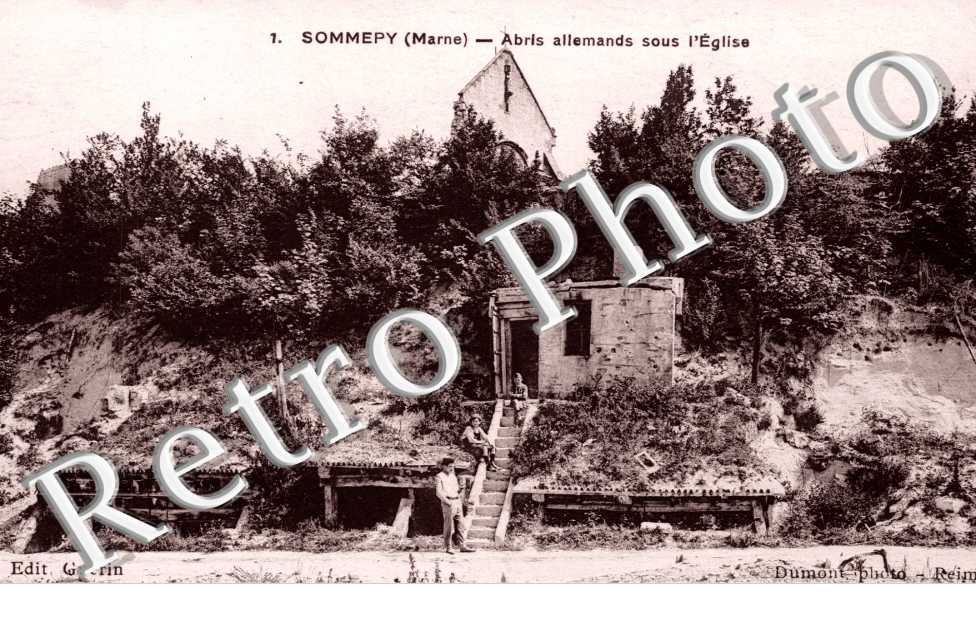 Abris allemands sous l'eglise