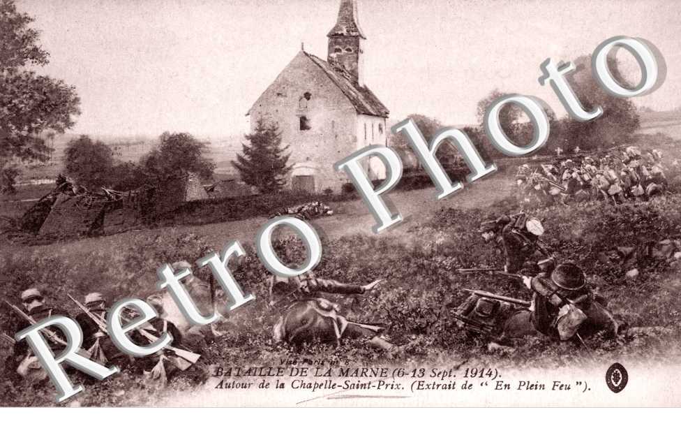 Bataille de la Marne - Autour de la Chapelle Saint Prix