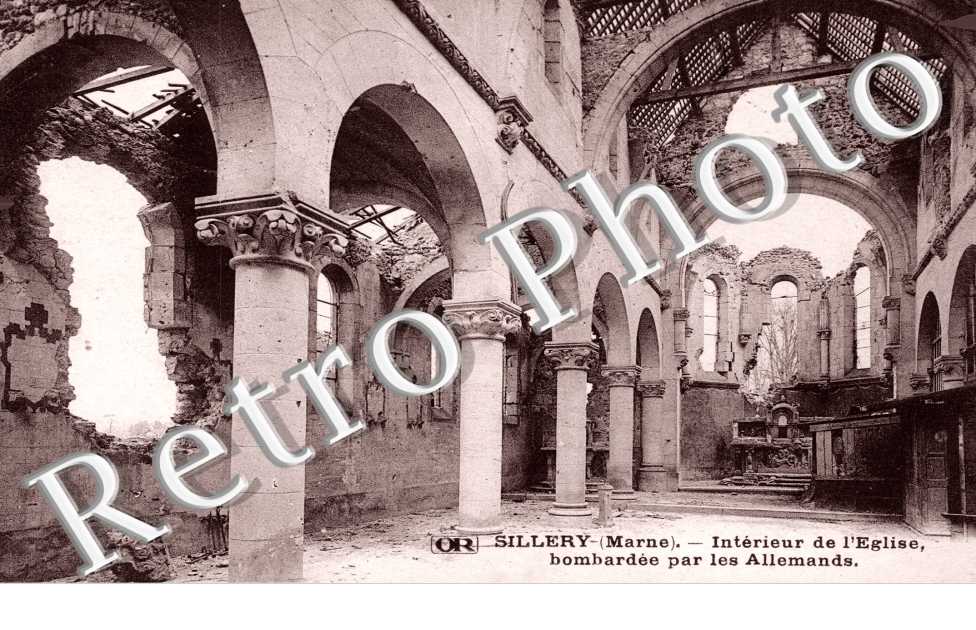 l'eglise bombardee