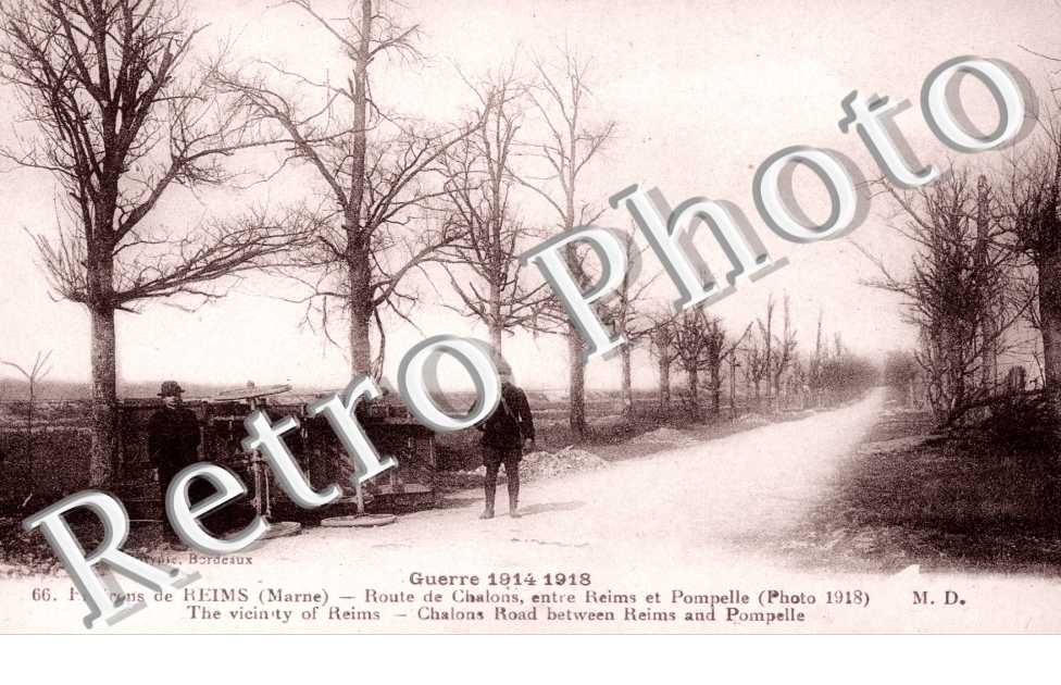 Route de chalons, entree reims et pompelle