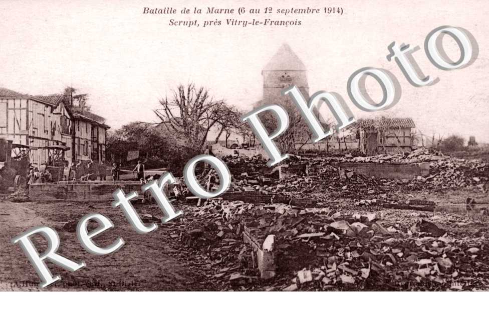 Bataille de la Marne - Ruines