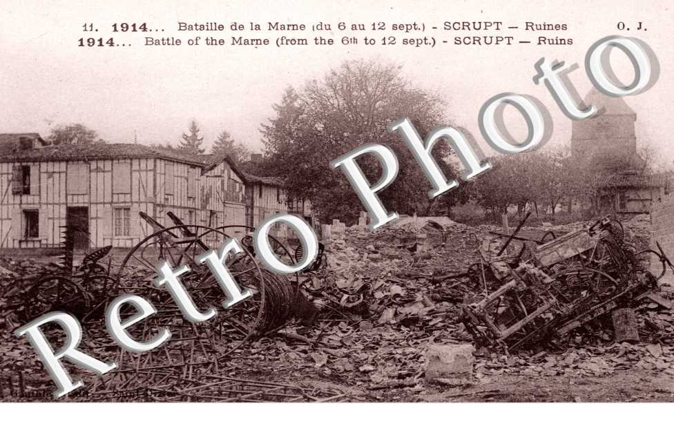 Bataille de la Marne - Ruines
