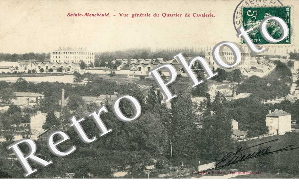 vue generale du Quartier de la Cavalerie