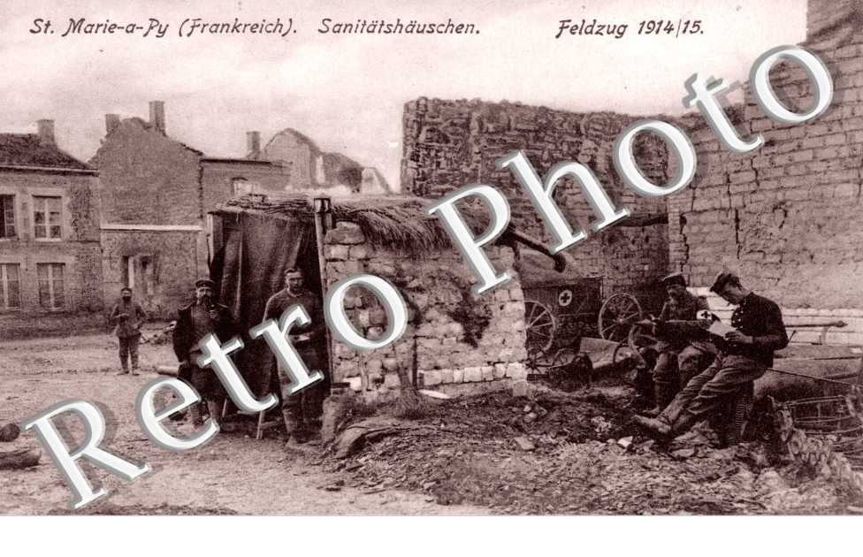 Toilettes militaires en 1915