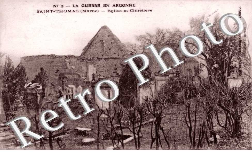 Eglise et Cimetière en ruines