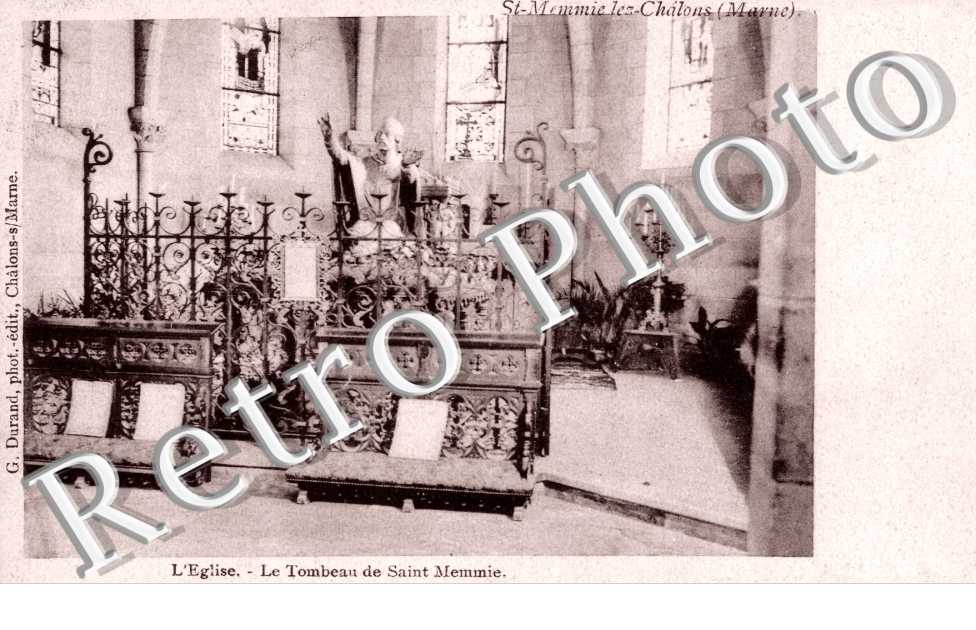 L'eglise - Le tombeau de Saint memmie