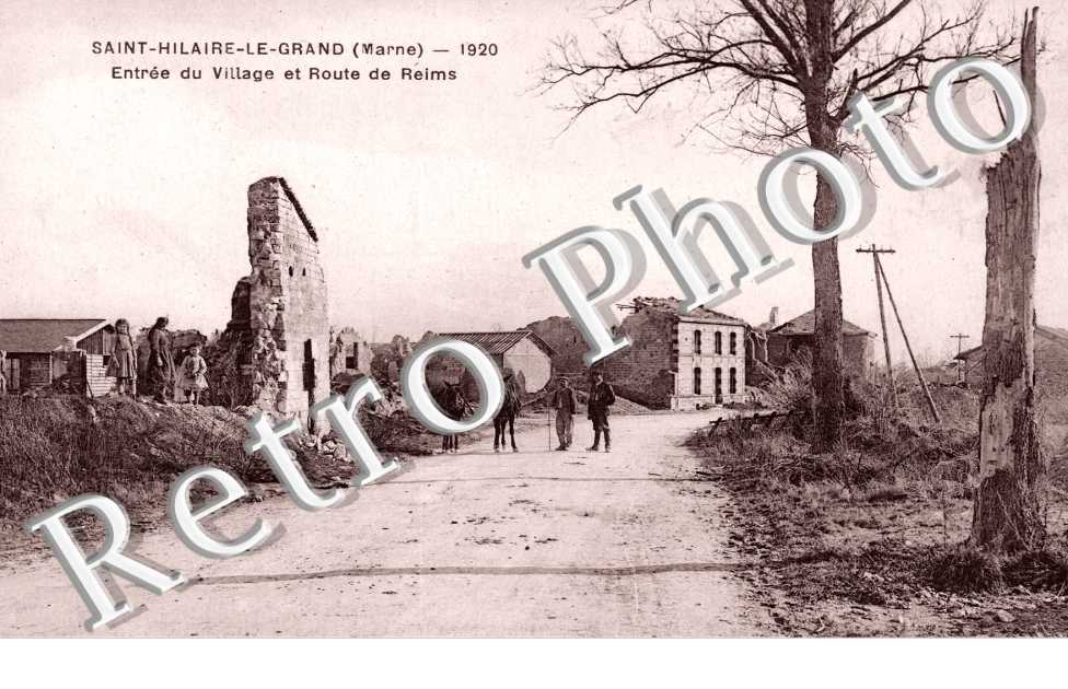 Entree du Village et route de Reims