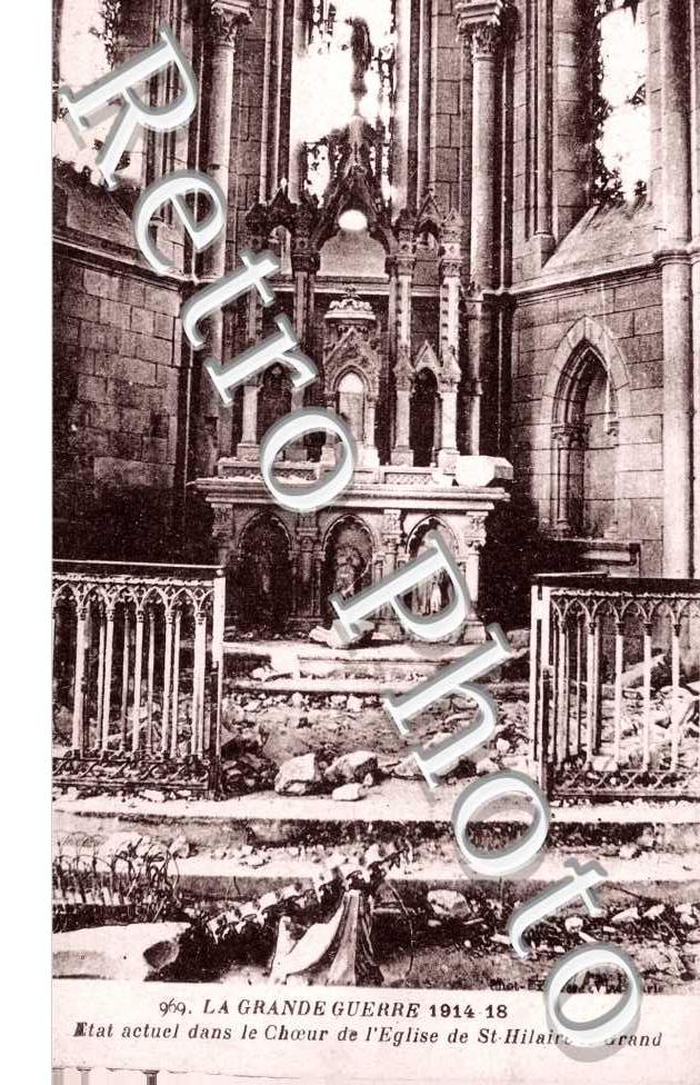 Choeur de l'Eglise en ruines