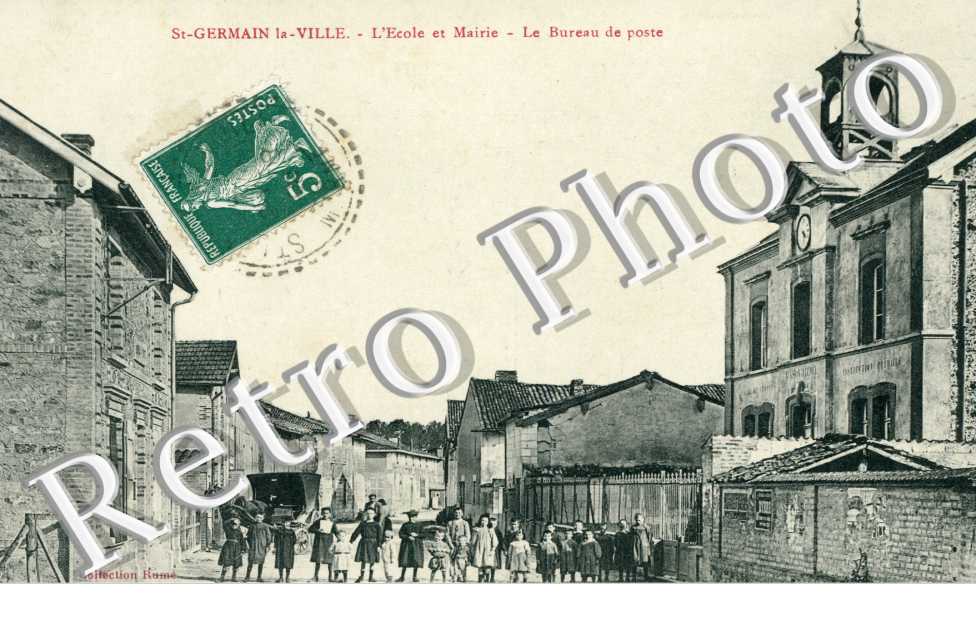 L'Ecole et la Mairie et le Bureau de Poste
