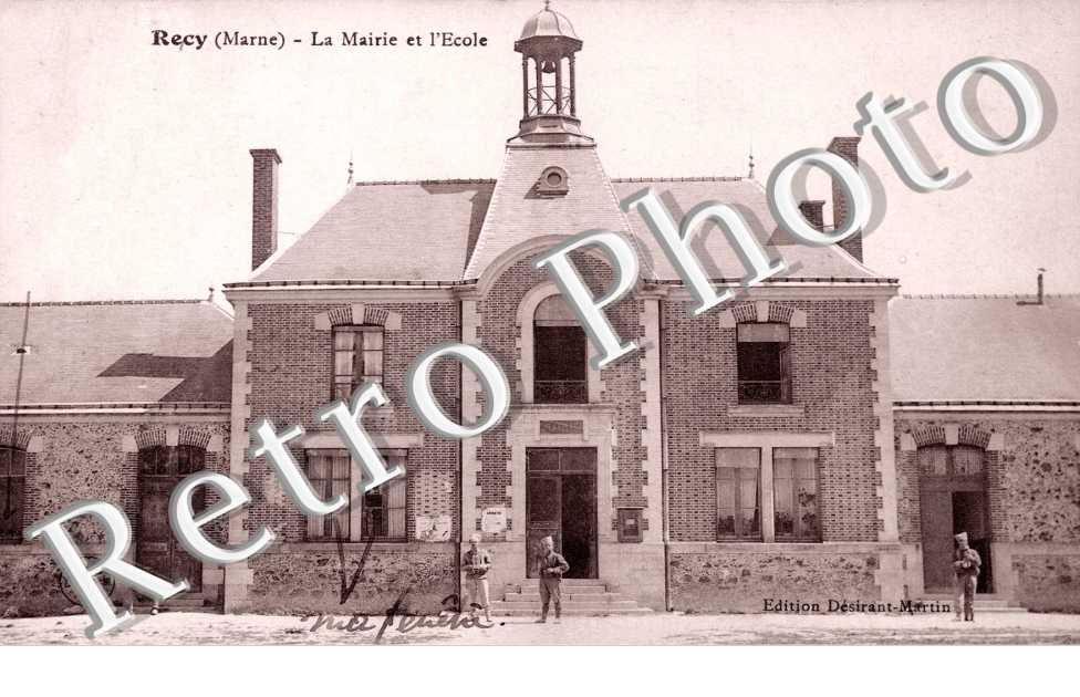 la mairie et l'école