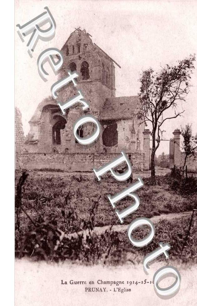 l'église en 1916