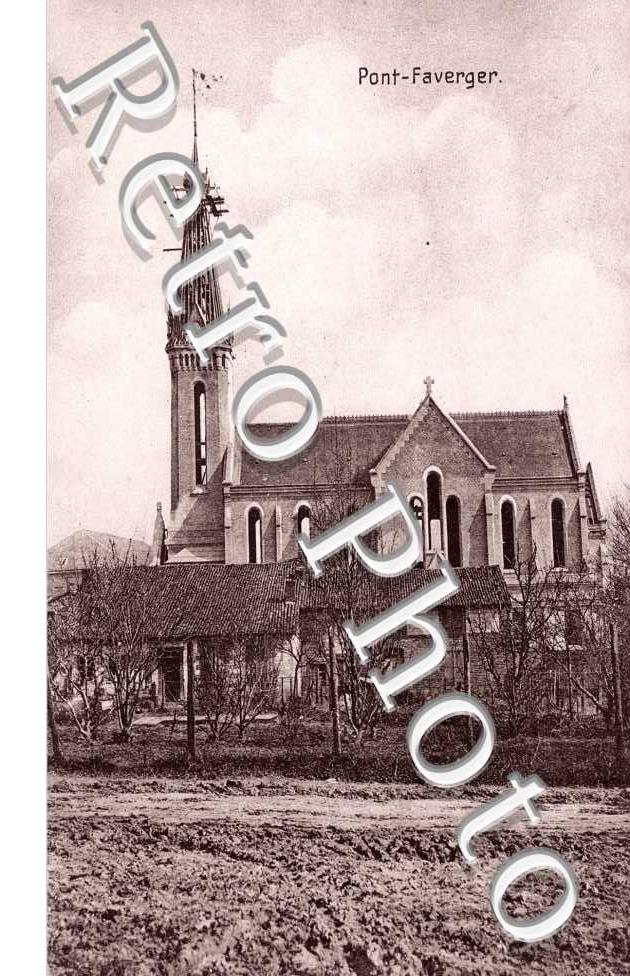 l'église en 1915