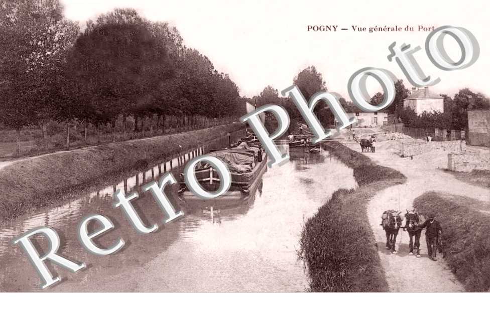 Vue generale du port