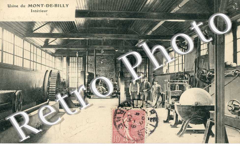 Interieur de l'Usine du Mont de Billy